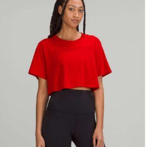Lululemon All Yours Cropped Graphic T-Shirt